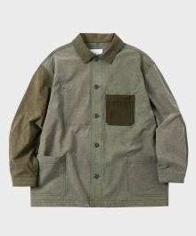 FRENCH WORK REPLICA JACKET (OLIVE DRAB) / UPCYCLED