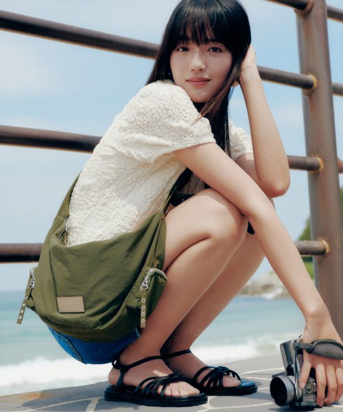 마스마룰즈(MASMARULEZ) 304Eyelet ear arch bag _ khaki