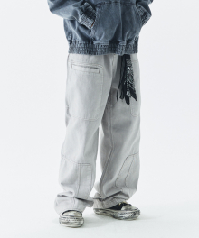 REPAIR CARGO LIGHT GREY GARMENT PANTS