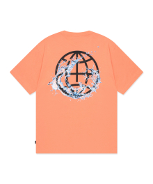 WATER SPLASH TEE salmon