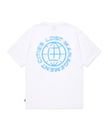 MOVING LOGO TEE white