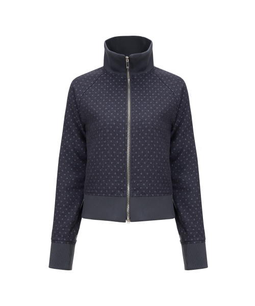 WOOL TRACK JUMPER Purple