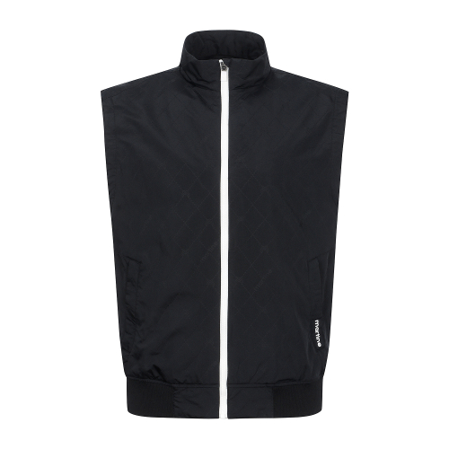 Woven Jacquard Vest_Black (Men)