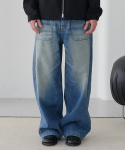 노운(NOUN) out pocket denim pants (blue)