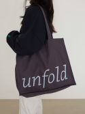 언폴드(UNFOLD) Easy shopper bag (charcoal)