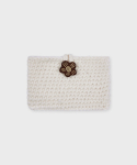 삭스어필(SOCKS APPEAL) BK crochet wallet floral scatter