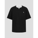 빈폴 멘(BEANPOLE MEN) 밀라노조직 레이어드 라운드넥 티셔츠  블랙 (BC4342C105)