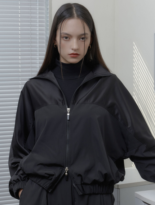 MUSINSA | REPERE Margaux windbreaker - Black