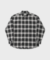 24SS Relax Ombre Shirt (Black - Ombre)