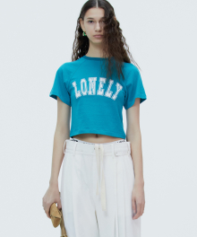 LONELY/LOVELY BABY T SHIRT RESORT-TEEL GREEN