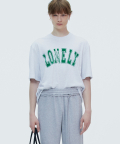 LONELY/LOVELY SHORT SLEEVE T SHIRT ASH GRAY-GREEN