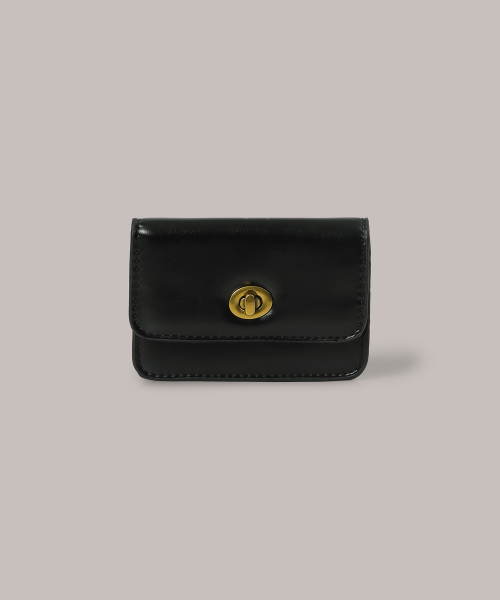 Flat Gold Wallet - Черный