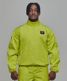 Triple V Tab Warm-up Jacket [Neon Yellow]