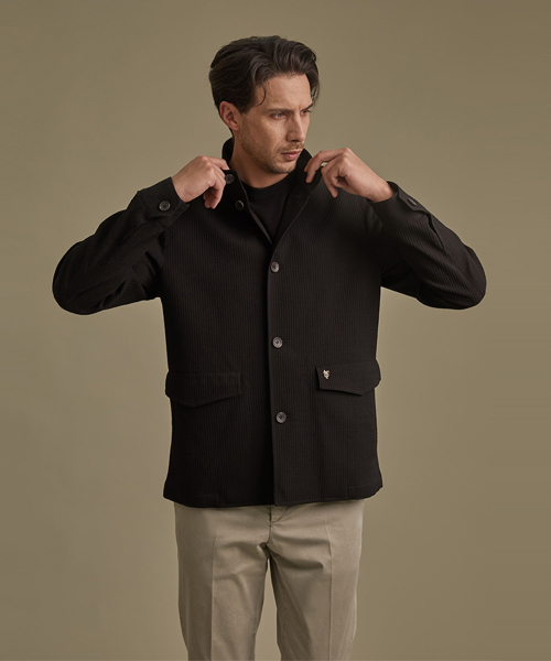 Куртка со стойкой Sleek - Black