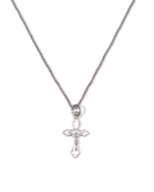 Mini Rosario Necklace (White)