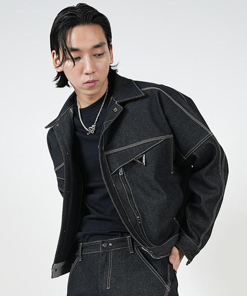 VC4301 _DENIM Пиджак _Charcoal Gray