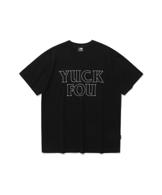 YUCK FOU 티셔츠_블랙(NG2EMUT531A)