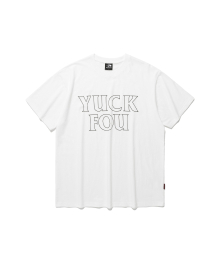 YUCK FOU 티셔츠_화이트(NG2EMUT531A)