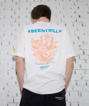 빈트릴(BEENTRILL) 어반 가드닝 오버핏 반팔 티셔츠(오프 화이트)