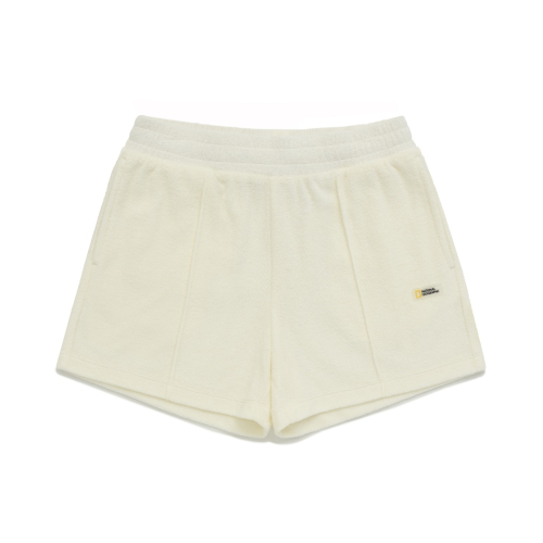 K242GHP930 여아 테리 반바지 IVORY