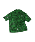 앤더슨벨(ANDERSSON BELL) 레토 시어 오픈 칼라 셔츠 atb1049m(GREEN)