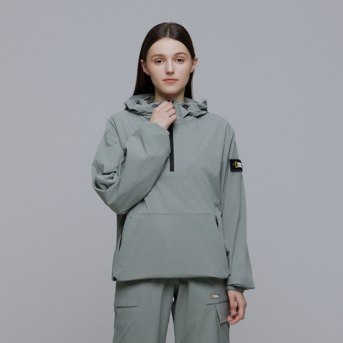Анорак с длинным рукавом N242UFT940 Adeli лёгкий стрейч LICHEN KHAKI