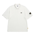 N242UPL901 오버핏 반팔 피케 티셔츠 WHITE