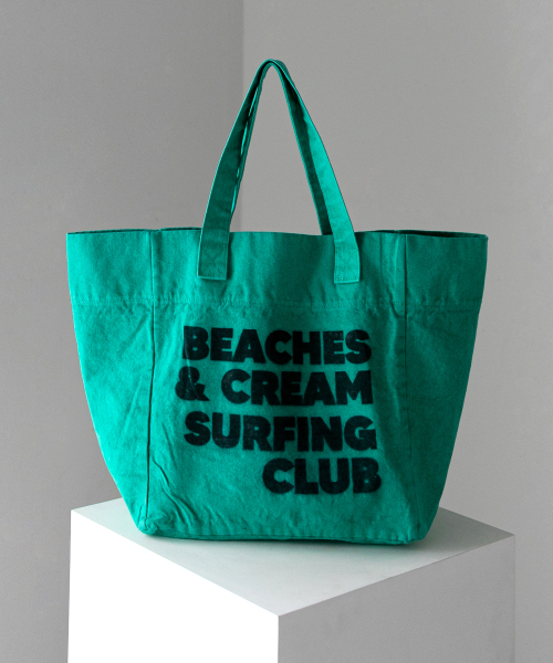 ★BEACHESANDCREAM★ SURFING CLUB PIGMENT ECO BAGGREENBLACK MUSINSA | BEACHESANDCREAM SURFING CLUB PIGMENT ECO BAG-GREEN