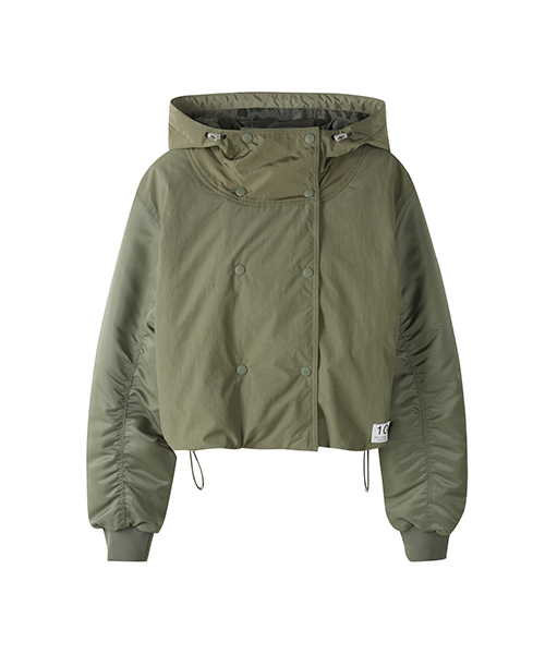 Two Buttons Midi худи Jumper_RQUAS24505KHX