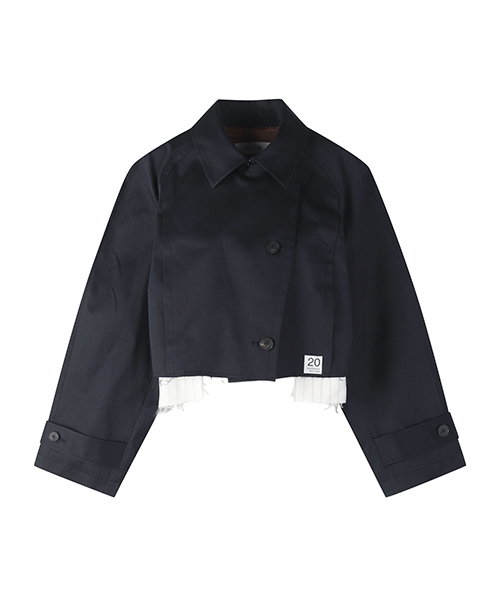 Trench пальто Cropped Jacket_RQJAS24501NYX
