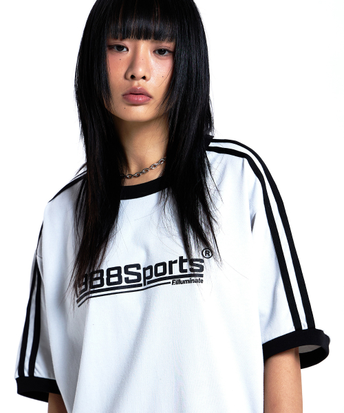 MUSINSA FILLUMINATE 1988 Sports Ringer TShirtWhite