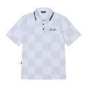 드루 골프(DRUH GOLF) 드루 남성 체커보드 그래픽 반팔 티셔츠 DM32ST36 S/S