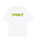 테이프 로고 반팔 티셔츠(LIME)