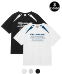 필루미네이트(FILLUMINATE) FLM 로고 블럭 티셔츠
