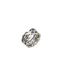Signature Flower Double Ring