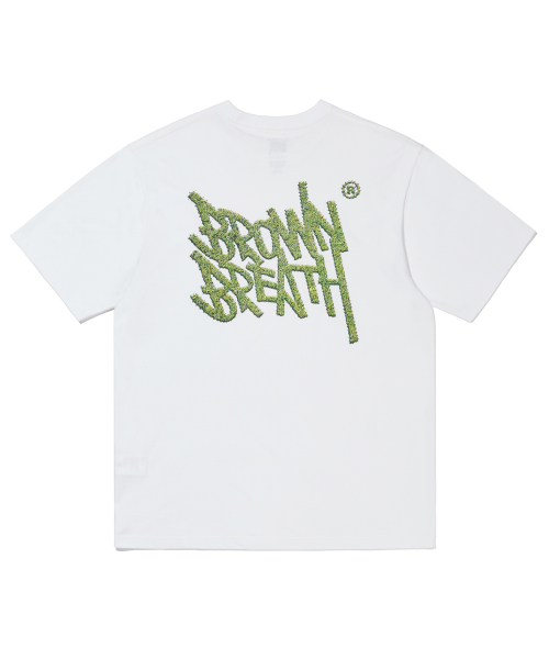 Tシャツ・カットソー BROWNBREATH GRASS TAG TEE LIME BJMMST003LM GRASS TAG TEE - LIME - Brownbreath Online Store