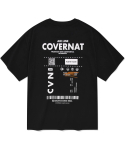 커버낫(COVERNAT) 패스포트 티셔츠 블랙