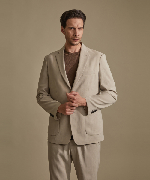 Жакет солидного кроя Regular Fit - Light Beige