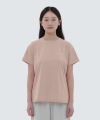 에코 퀵드라이 여성 베이직 반팔 티셔츠 Salmon (S24MWTTS13)
