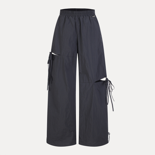 [LALAFOX] CUT OUT TRACK PANTS /追跡付 라라폭스(LALAFOX) CUT OUT TRACK PANTS CHARCOAL BR2WP008
