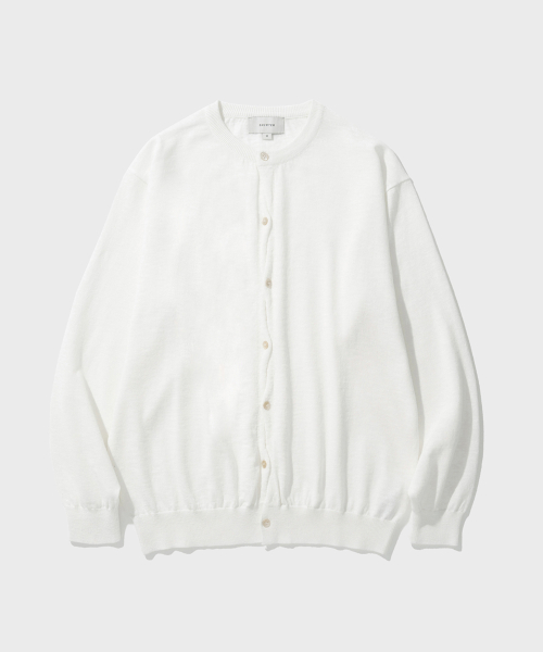 TWIST BUTTON кардиган (IVORY)
