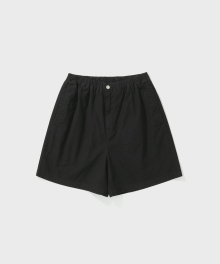 FATIGUE SPORT SHORTS (GARMENT DYED BLACK)