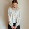 쎄무아듀(CEST MOIDEW) Cest_Lace embroidered blouse
