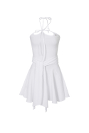 페인오어플레져(PAINORPLEASURE) ORCHID TUBE DRESS white