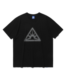 하프톤 선라이즈 로고 티셔츠_블랙(IK2EMMT505A)