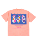 메이노브1722(MAYNOV1722) IceCream Overfit Pigment T-Shirt - NeonOrange