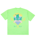 메이노브1722(MAYNOV1722) Hikingbird Overfit Pigment T-Shirt - NeonGreen