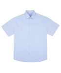 메이노브1722(MAYNOV1722) Classsic Oxford Half Shirts - Blue