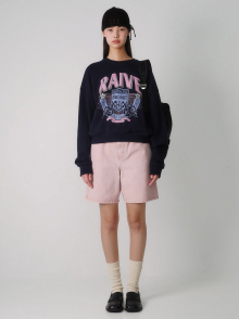 Color Denim Shorts in Pink VJ4SL155-72