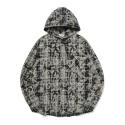 포스333(PHOS333) Hooded Checkered Shirt